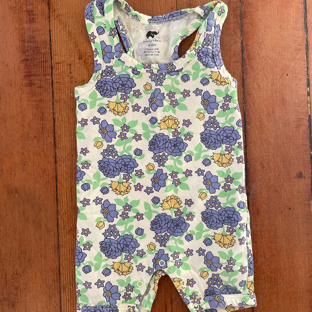 Floral Baby Romper